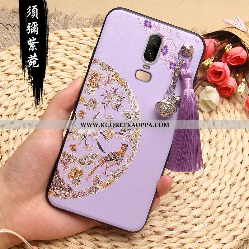 Kuori Oneplus 6, Kuoret Oneplus 6, Kotelo Oneplus 6 Pehmeä Neste Silikoni Murtumaton Suuntaus Beige