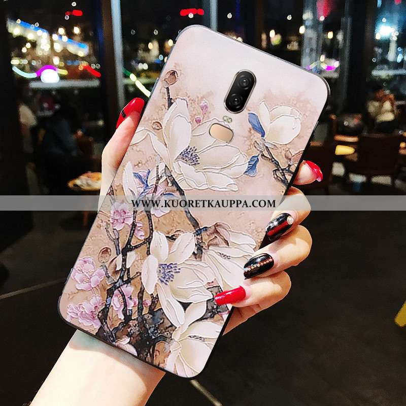 Kuori Oneplus 6, Kuoret Oneplus 6, Kotelo Oneplus 6 Pehmeä Neste Suojaus Punainen Murtumaton