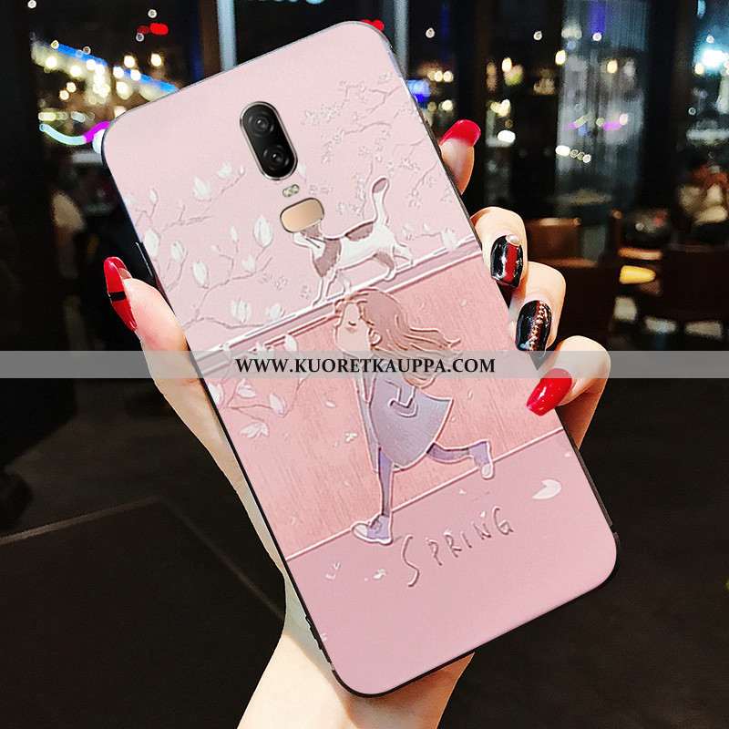 Kuori Oneplus 6, Kuoret Oneplus 6, Kotelo Oneplus 6 Pehmeä Neste Suojaus Punainen Murtumaton