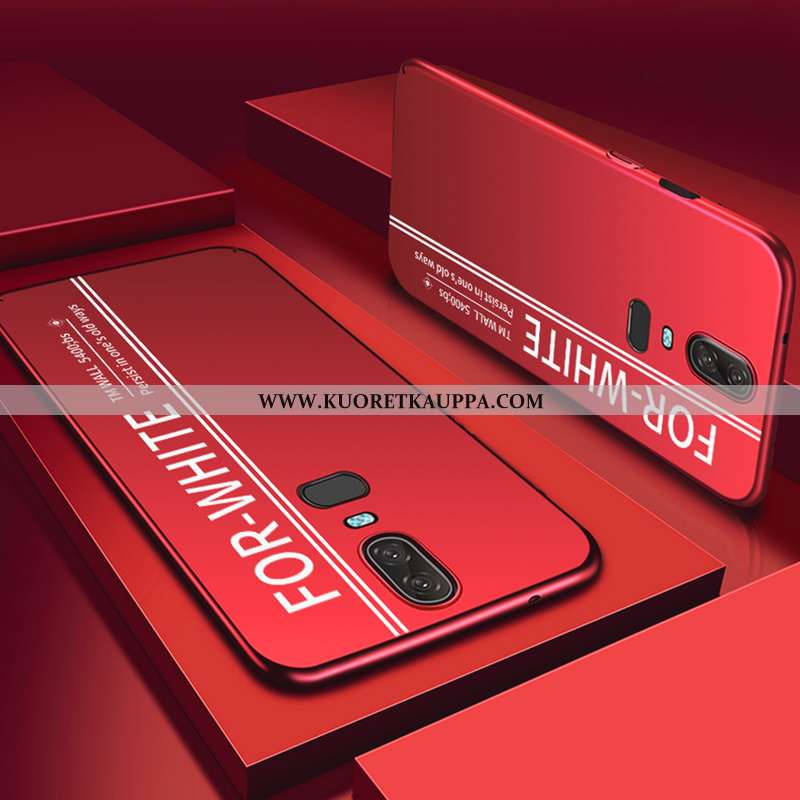 Kuori Oneplus 6, Kuoret Oneplus 6, Kotelo Oneplus 6 Pesty Suede Persoonallisuus Sininen Puhelimen Ko