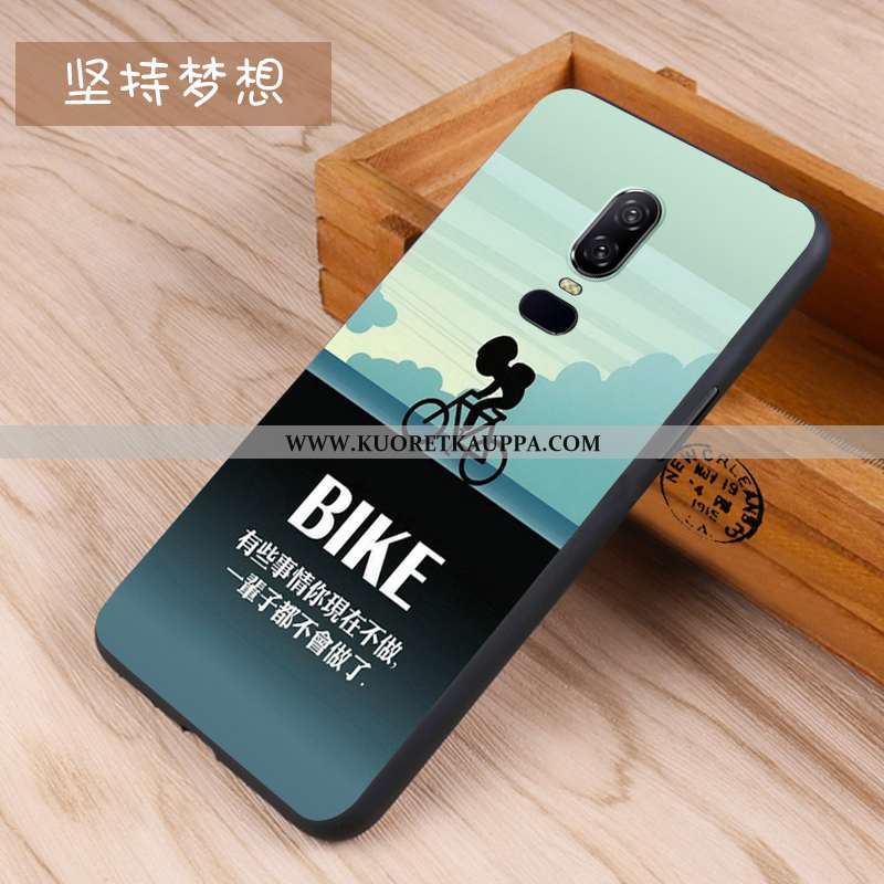 Kuori Oneplus 6, Kuoret Oneplus 6, Kotelo Oneplus 6 Pesty Suede Persoonallisuus Valkoinen Puhelimen