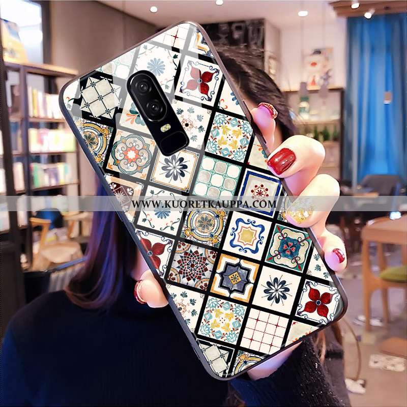 Kuori Oneplus 6, Kuoret Oneplus 6, Kotelo Oneplus 6 Suuntaus Lasi Monivärinen Persoonallisuus Puheli