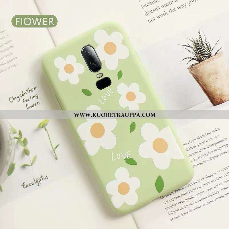 Kuori Oneplus 6, Kuoret Oneplus 6, Kotelo Oneplus 6 Suuntaus Ultra Suojaus All Inclusive Vihreä