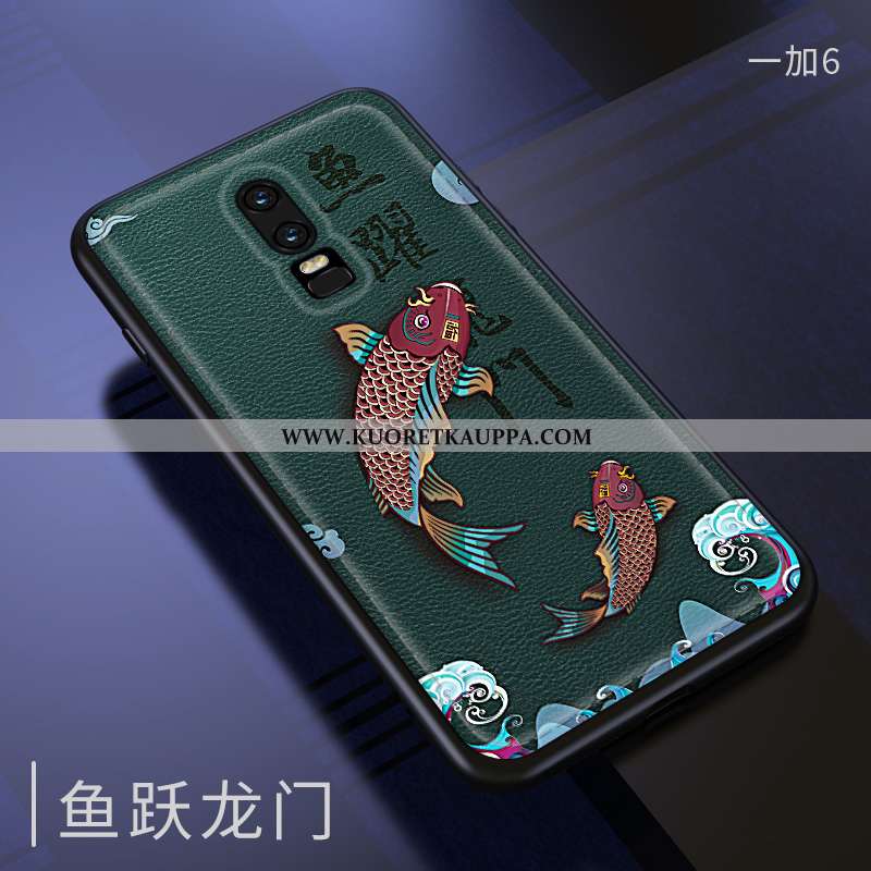 Kuori Oneplus 6, Kuoret Oneplus 6, Kotelo Oneplus 6 Tila Kohokuviointi Kukkakuvio Suuntaus Vuosikert