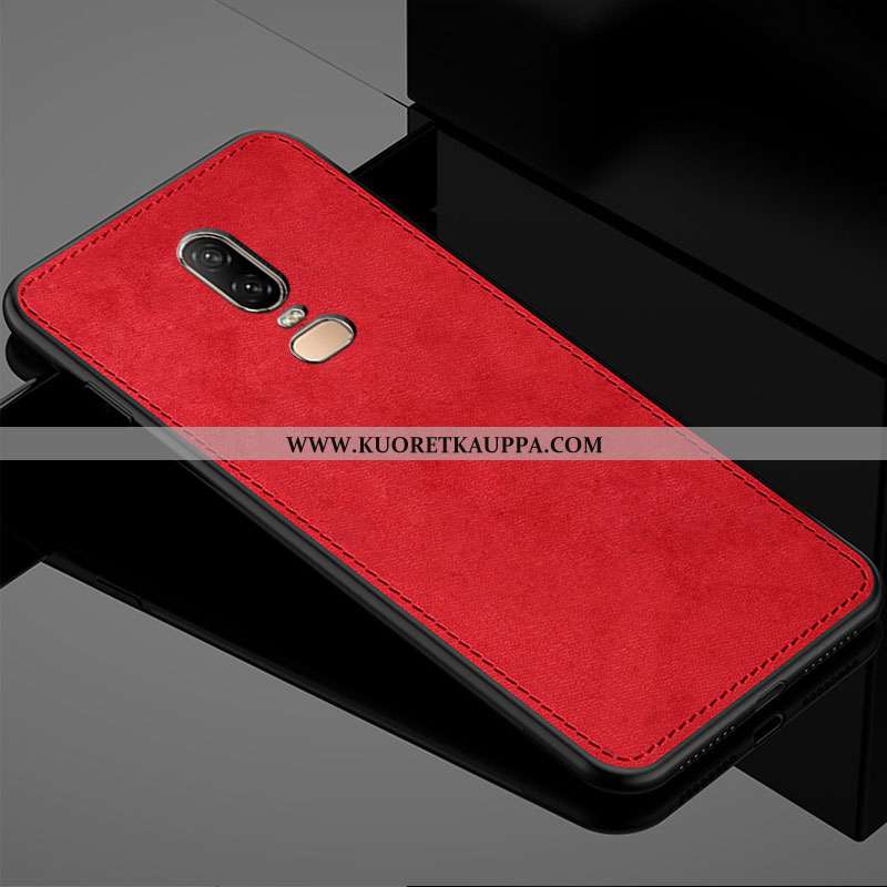 Kuori Oneplus 6, Kuoret Oneplus 6, Kotelo Oneplus 6 Tila Kukkakuvio Murtumaton Pehmeä Neste Punainen