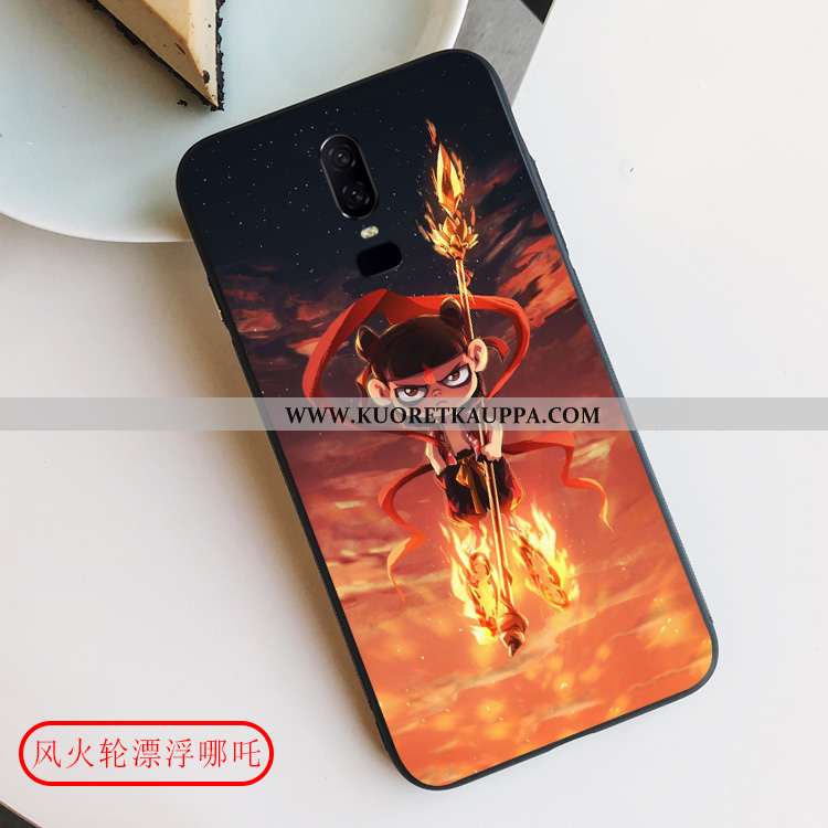 Kuori Oneplus 6, Kuoret Oneplus 6, Kotelo Oneplus 6 Valo Silikoni Ihana Pehmeä Neste Ultra Punainen