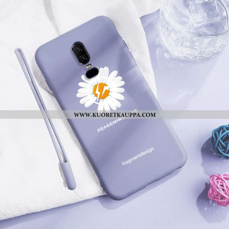 Kuori Oneplus 6, Kuoret Oneplus 6, Kotelo Oneplus 6 Valo Silikoni Murtumaton Vaalean Ihana Sininen