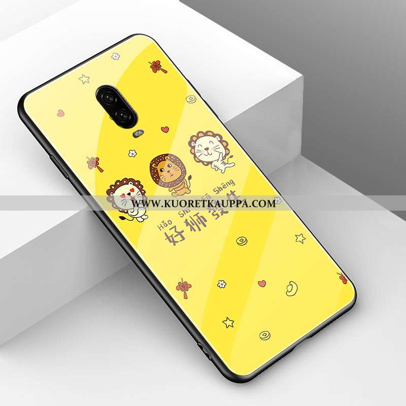 Kuori Oneplus 6t, Kuoret Oneplus 6t, Kotelo Oneplus 6t Ihana Pehmeä Neste Eläin Sarjakuva Tila Punai