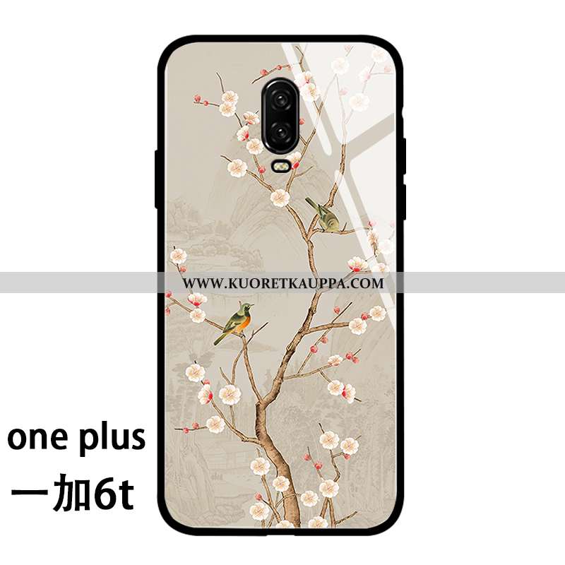 Kuori Oneplus 6t, Kuoret Oneplus 6t, Kotelo Oneplus 6t Lasi Persoonallisuus Suojaus Kiinalainen Tyyl