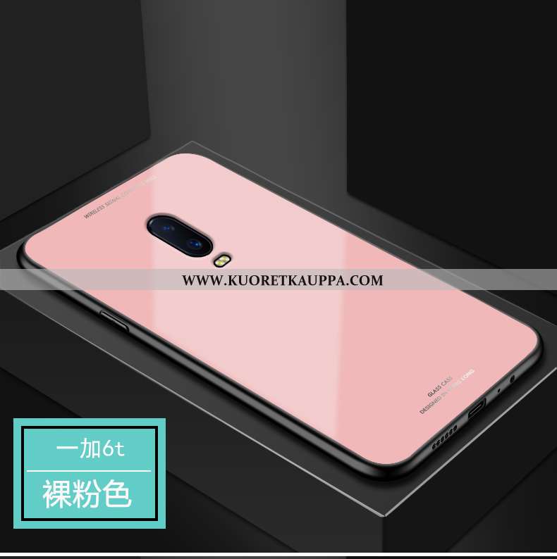 Kuori Oneplus 6t, Kuoret Oneplus 6t, Kotelo Oneplus 6t Lasi Suojaus Rakastunut Punainen