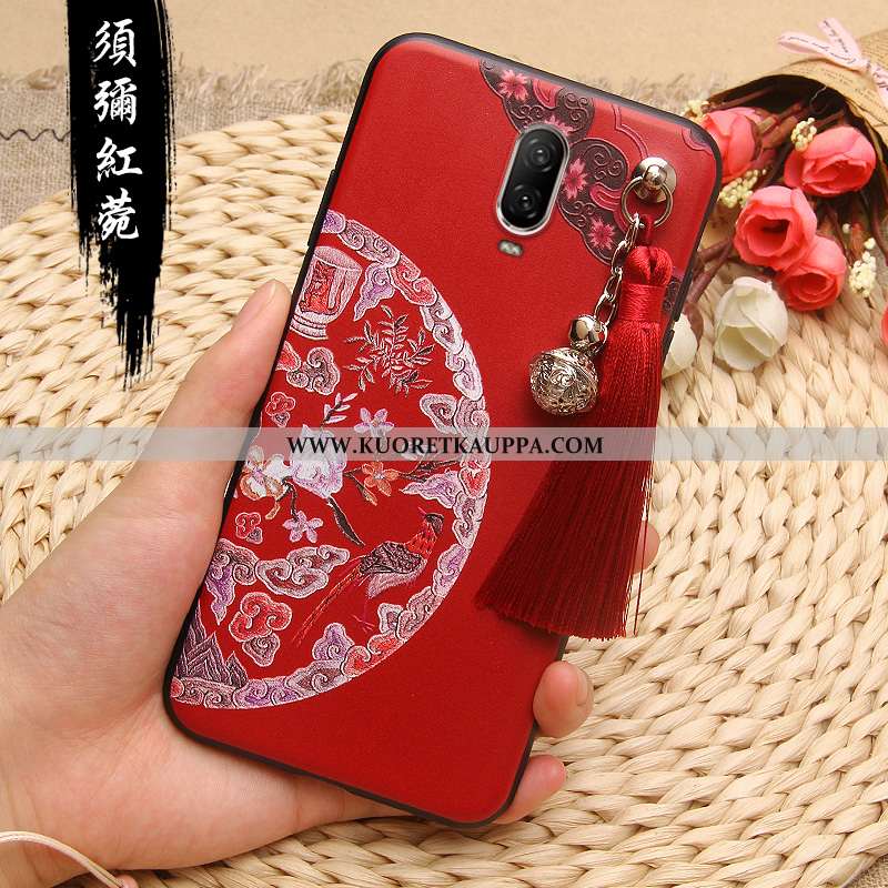 Kuori Oneplus 6t, Kuoret Oneplus 6t, Kotelo Oneplus 6t Luova Suuntaus Puhelimen Silikoni Punainen