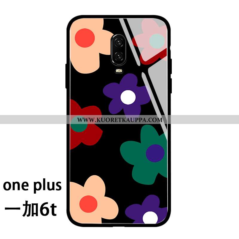 Kuori Oneplus 6t, Kuoret Oneplus 6t, Kotelo Oneplus 6t Pehmeä Neste Silikoni Suuntaus Suojaus Kukkia