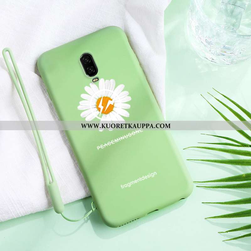 Kuori Oneplus 6t, Kuoret Oneplus 6t, Kotelo Oneplus 6t Persoonallisuus Luova Vaalean Ultra Vihreä