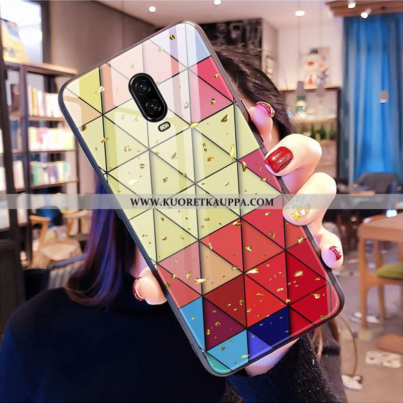 Kuori Oneplus 6t, Kuoret Oneplus 6t, Kotelo Oneplus 6t Persoonallisuus Suuntaus Lasi Net Red Puhelim