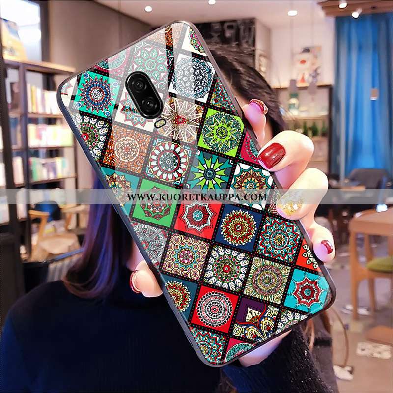 Kuori Oneplus 6t, Kuoret Oneplus 6t, Kotelo Oneplus 6t Persoonallisuus Suuntaus Lasi Net Red Puhelim