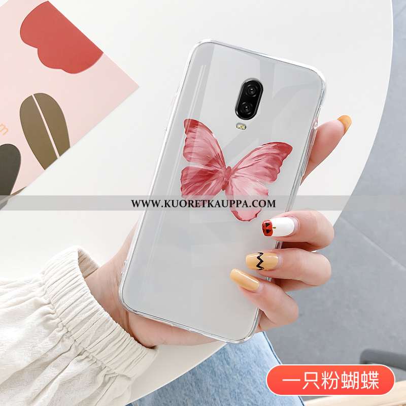 Kuori Oneplus 6t, Kuoret Oneplus 6t, Kotelo Oneplus 6t Sarjakuva Ihana Läpinäkyvä Net Red Yksinkerta