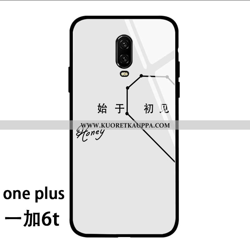 Kuori Oneplus 6t, Kuoret Oneplus 6t, Kotelo Oneplus 6t Silikoni Lasi Rakastunut Pehmeä Neste Net Red