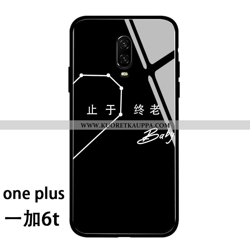 Kuori Oneplus 6t, Kuoret Oneplus 6t, Kotelo Oneplus 6t Silikoni Lasi Rakastunut Pehmeä Neste Net Red