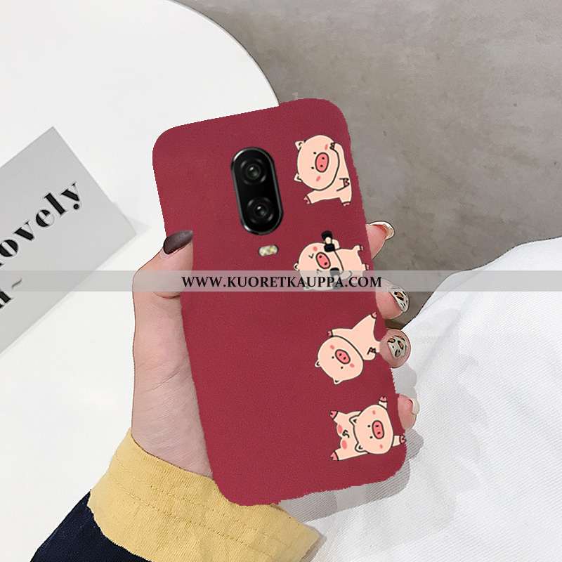 Kuori Oneplus 6t, Kuoret Oneplus 6t, Kotelo Oneplus 6t Silikoni Pesty Suede Valo Ultra Rakastunut Pu