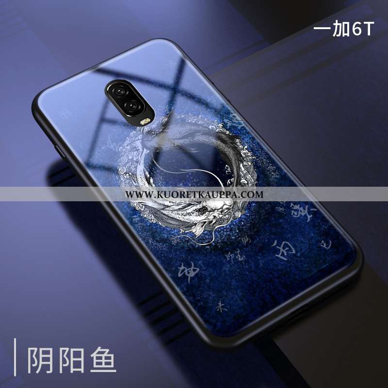 Kuori Oneplus 6t, Kuoret Oneplus 6t, Kotelo Oneplus 6t Suojaus Lasi Uusi Puhelimen Murtumaton Tumman