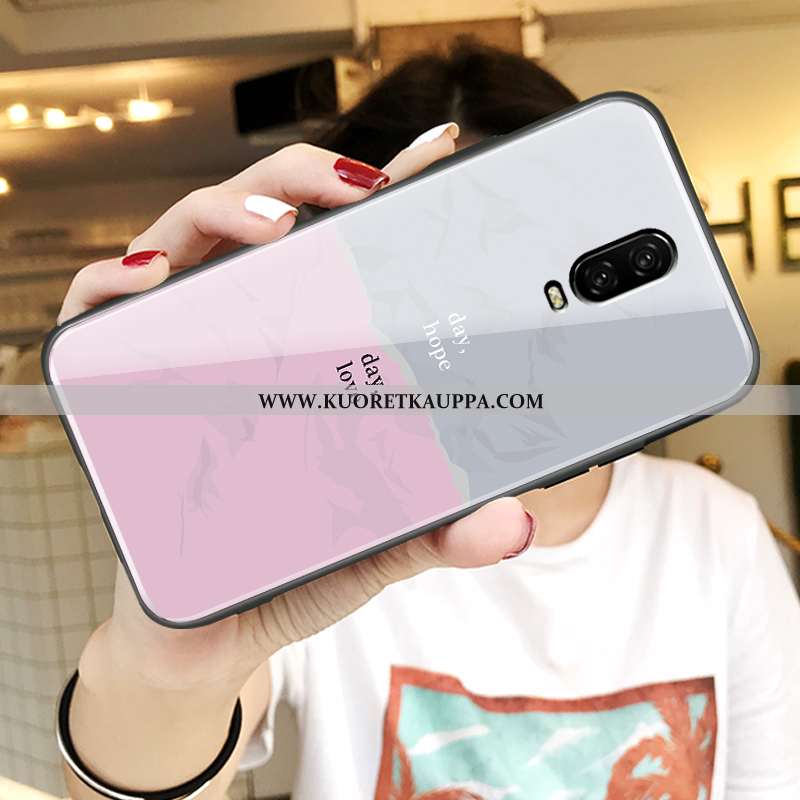 Kuori Oneplus 6t, Kuoret Oneplus 6t, Kotelo Oneplus 6t Suojaus Lasi Valo Persoonallisuus Pinkki