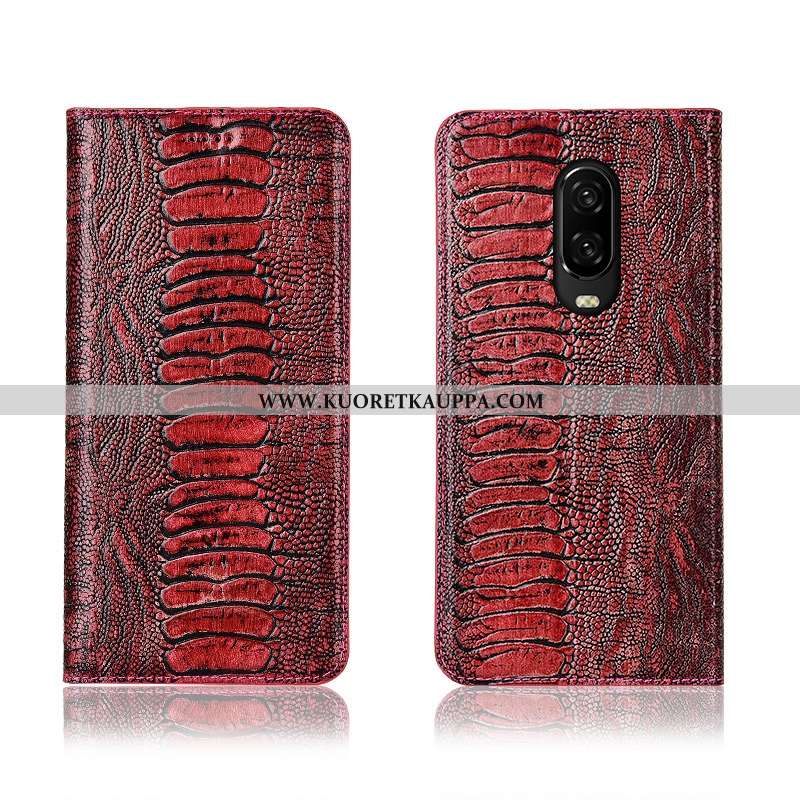 Kuori Oneplus 6t, Kuoret Oneplus 6t, Kotelo Oneplus 6t Suojaus Nahkakuori Aito Nahka All Inclusive P