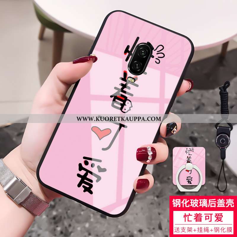 Kuori Oneplus 6t, Kuoret Oneplus 6t, Kotelo Oneplus 6t Tila Persoonallisuus Suuntaus Suojaus Pinkki