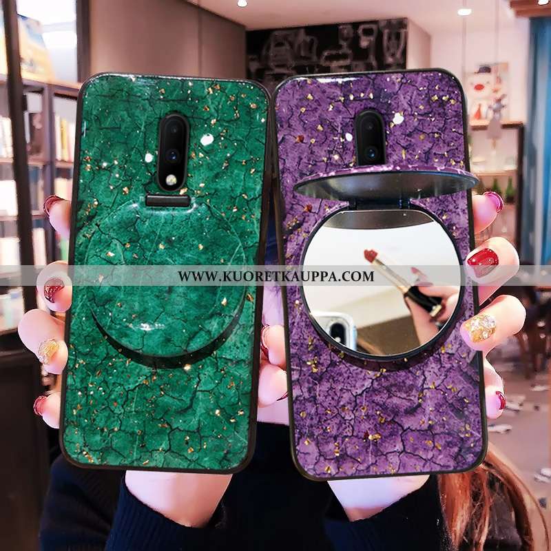 Kuori Oneplus 7, Kuoret Oneplus 7, Kotelo Oneplus 7 Kukkakuvio Pehmeä Neste Persoonallisuus Vihreä