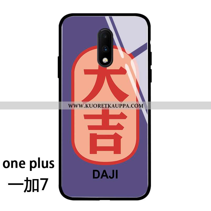 Kuori Oneplus 7, Kuoret Oneplus 7, Kotelo Oneplus 7 Lasi Luova Suojaus Vuosikerta Murtumaton Violett