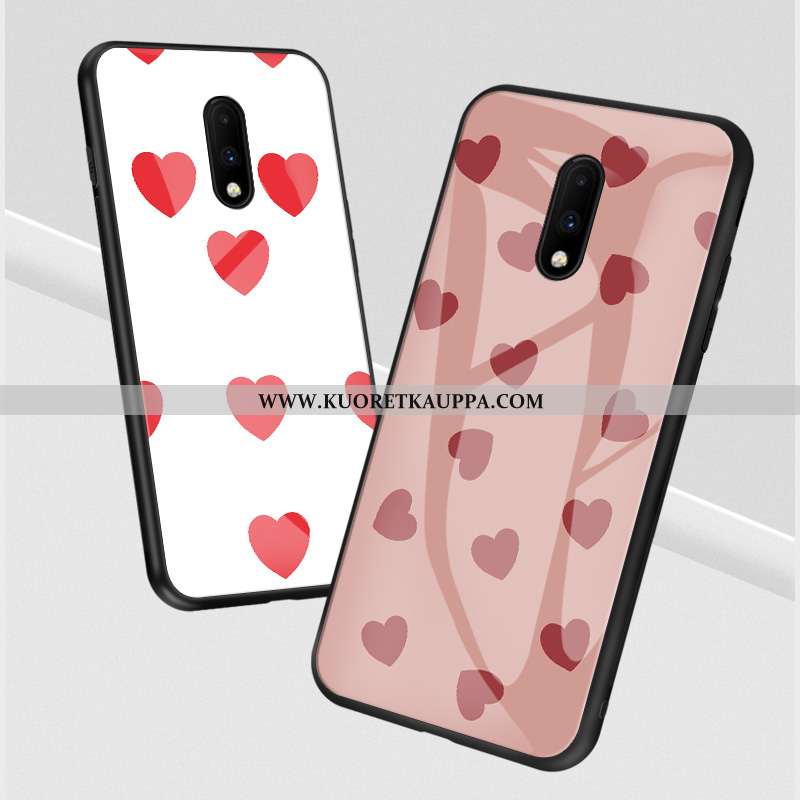 Kuori Oneplus 7, Kuoret Oneplus 7, Kotelo Oneplus 7 Lasi Persoonallisuus Valkoinen All Inclusive Puh