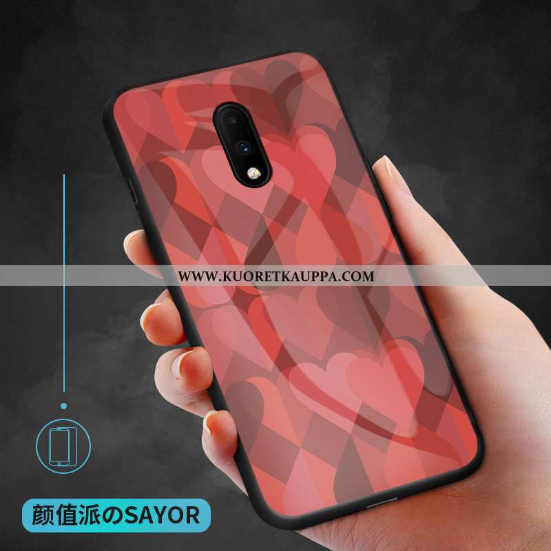 Kuori Oneplus 7, Kuoret Oneplus 7, Kotelo Oneplus 7 Lasi Persoonallisuus Valkoinen All Inclusive Puh