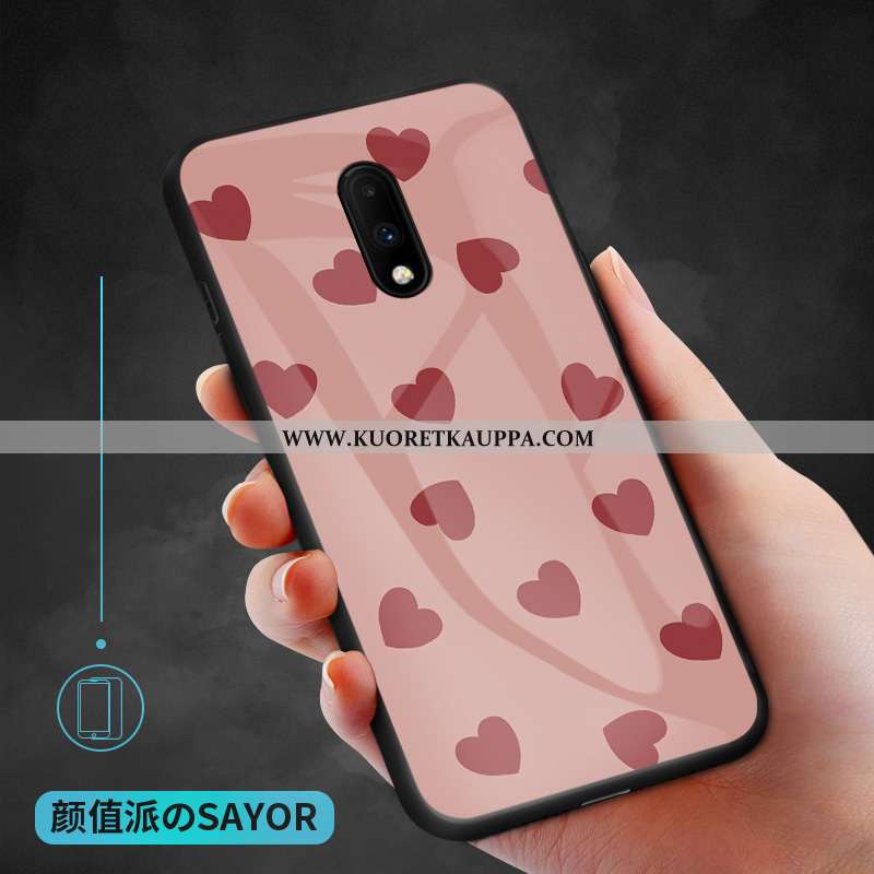 Kuori Oneplus 7, Kuoret Oneplus 7, Kotelo Oneplus 7 Lasi Persoonallisuus Valkoinen All Inclusive Puh