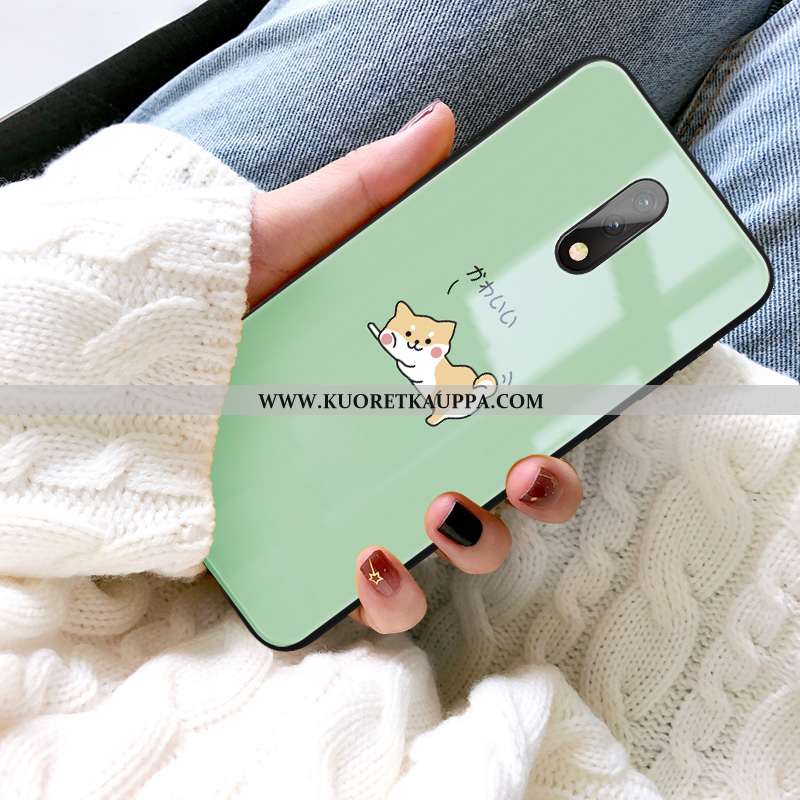 Kuori Oneplus 7, Kuoret Oneplus 7, Kotelo Oneplus 7 Luova Sarjakuva Uusi Lasi Pinkki