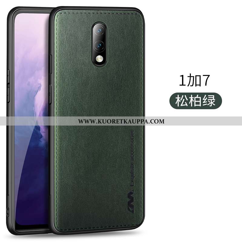 Kuori Oneplus 7, Kuoret Oneplus 7, Kotelo Oneplus 7 Nahkakuori Nahka Ylellisyys All Inclusive Auto V