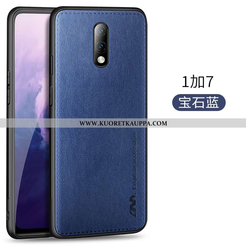 Kuori Oneplus 7, Kuoret Oneplus 7, Kotelo Oneplus 7 Nahkakuori Nahka Ylellisyys All Inclusive Auto V