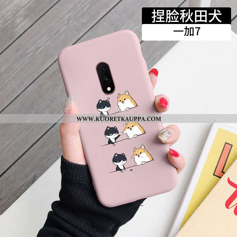 Kuori Oneplus 7, Kuoret Oneplus 7, Kotelo Oneplus 7 Persoonallisuus Luova Rakastunut Pesty Suede Peh