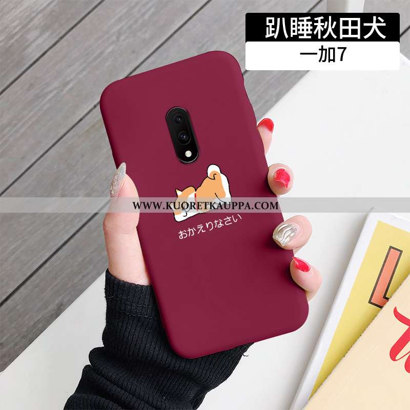 Kuori Oneplus 7, Kuoret Oneplus 7, Kotelo Oneplus 7 Persoonallisuus Luova Rakastunut Pesty Suede Peh