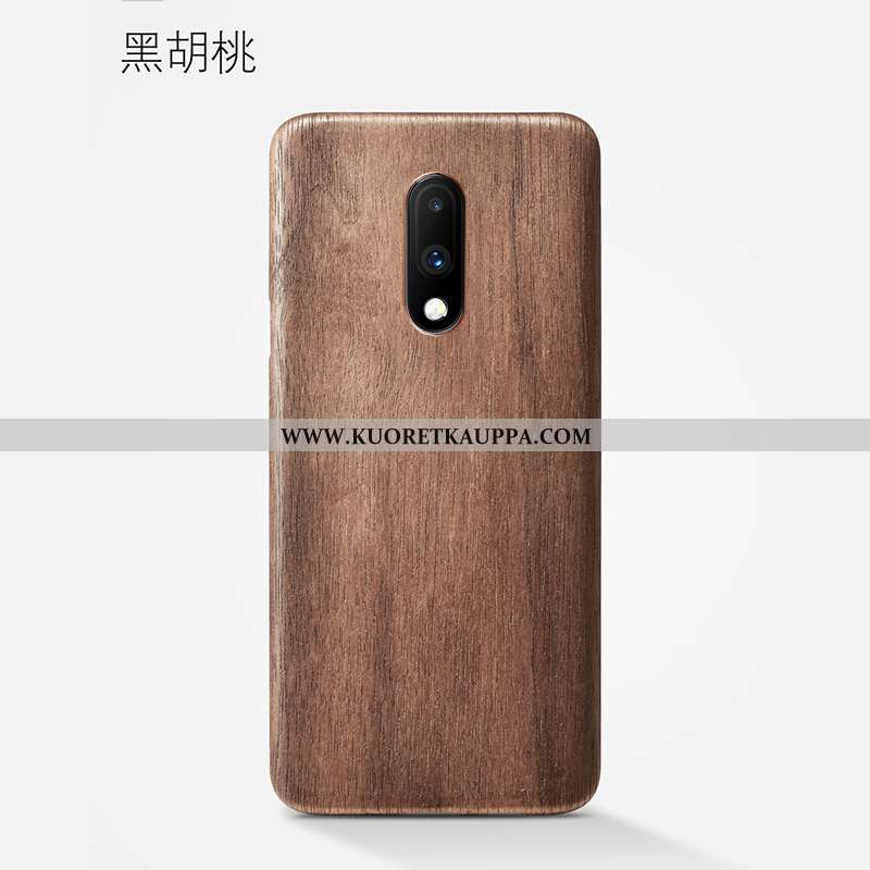 Kuori Oneplus 7, Kuoret Oneplus 7, Kotelo Oneplus 7 Puu Ultra Kukka Valo Ruskea