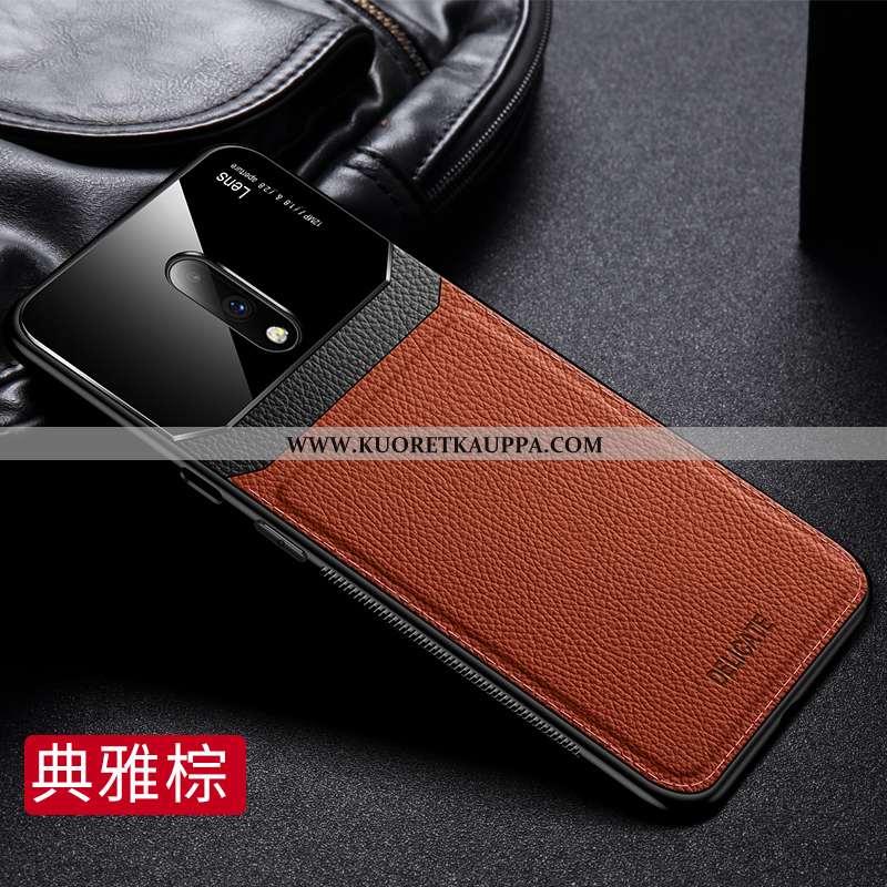 Kuori Oneplus 7, Kuoret Oneplus 7, Kotelo Oneplus 7 Silikoni Suojaus Kukkakuvio Ruskea