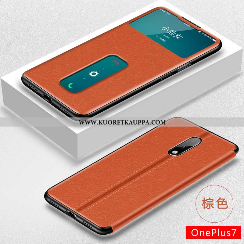 Kuori Oneplus 7, Kuoret Oneplus 7, Kotelo Oneplus 7 Suojaus Nahkakuori Persoonallisuus Pehmeä Neste 