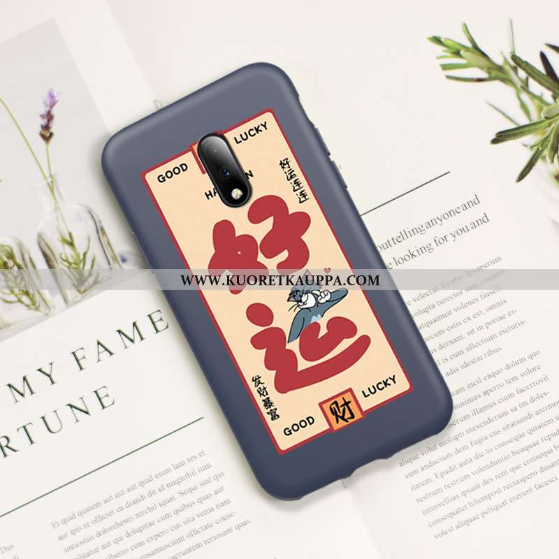 Kuori Oneplus 7, Kuoret Oneplus 7, Kotelo Oneplus 7 Ultra Pehmeä Neste Murtumaton Silikoni Sininen