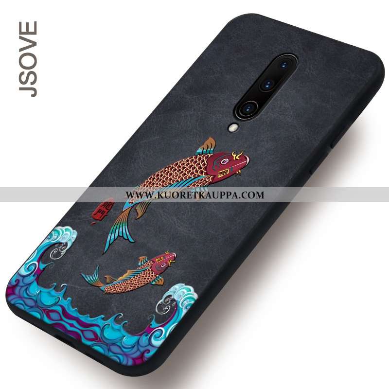 Kuori Oneplus 7 Pro, Kuoret Oneplus 7 Pro, Kotelo Oneplus 7 Pro Kohokuviointi Vuosikerta Lohikäärme 