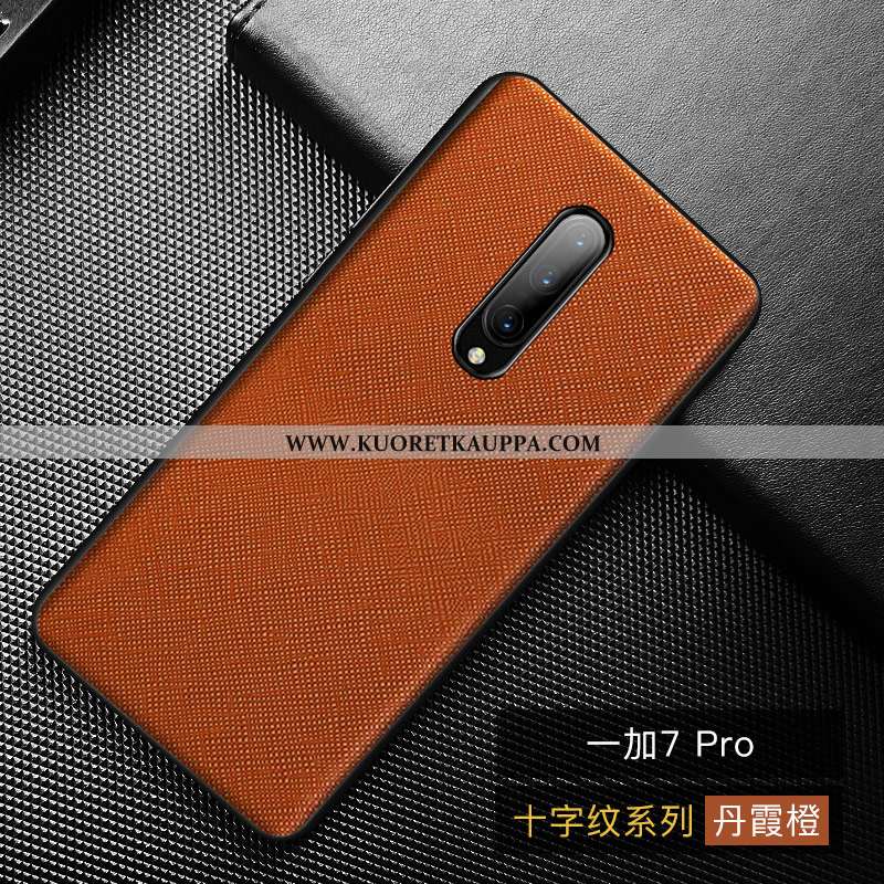 Kuori Oneplus 7 Pro, Kuoret Oneplus 7 Pro, Kotelo Oneplus 7 Pro Persoonallisuus Aito Nahka Suuntaus 