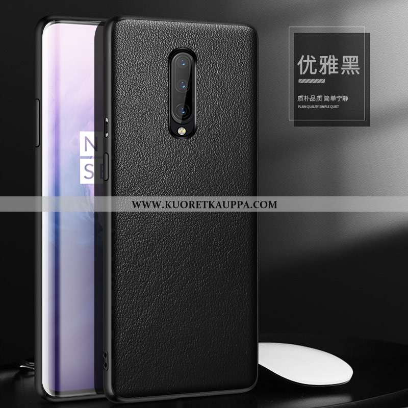 Kuori Oneplus 7 Pro, Kuoret Oneplus 7 Pro, Kotelo Oneplus 7 Pro Persoonallisuus Nahka Punainen Yksin