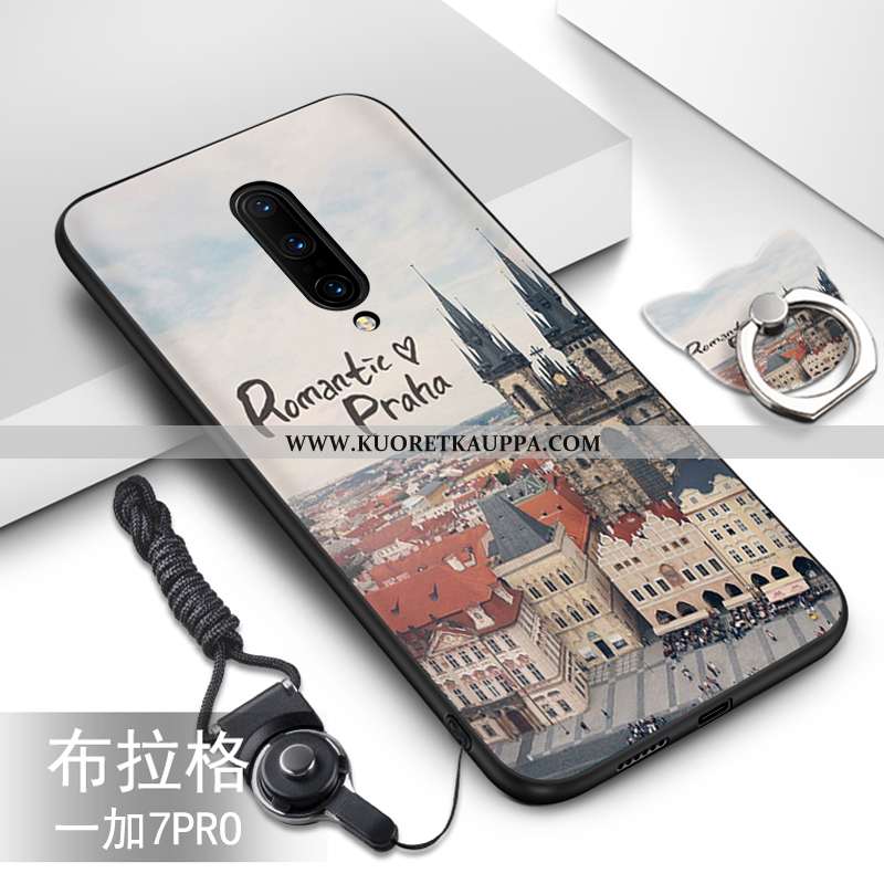 Kuori Oneplus 7 Pro, Kuoret Oneplus 7 Pro, Kotelo Oneplus 7 Pro Silikoni Suojaus Puhelimen Valkoinen