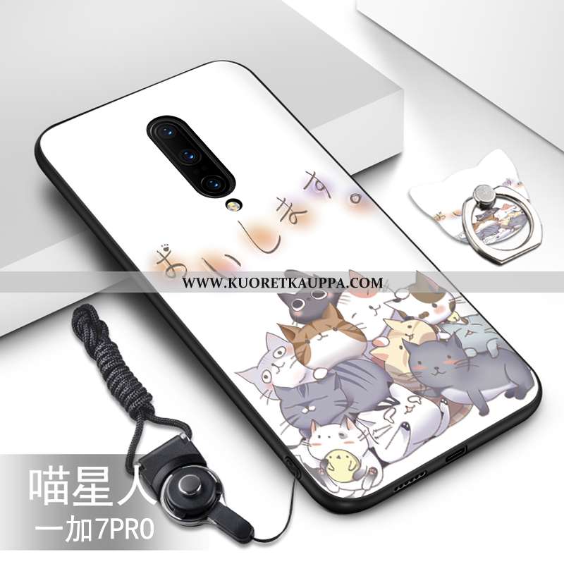 Kuori Oneplus 7 Pro, Kuoret Oneplus 7 Pro, Kotelo Oneplus 7 Pro Silikoni Suojaus Puhelimen Valkoinen