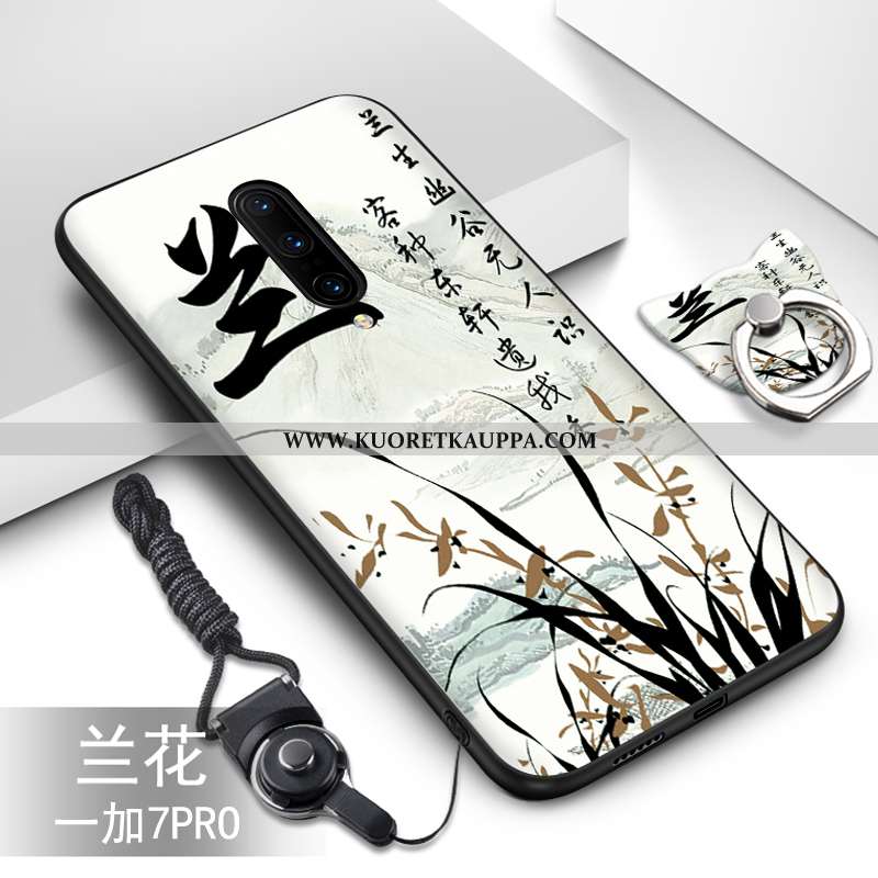 Kuori Oneplus 7 Pro, Kuoret Oneplus 7 Pro, Kotelo Oneplus 7 Pro Silikoni Suojaus Puhelimen Valkoinen
