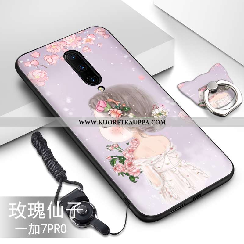 Kuori Oneplus 7 Pro, Kuoret Oneplus 7 Pro, Kotelo Oneplus 7 Pro Silikoni Suojaus Puhelimen Valkoinen