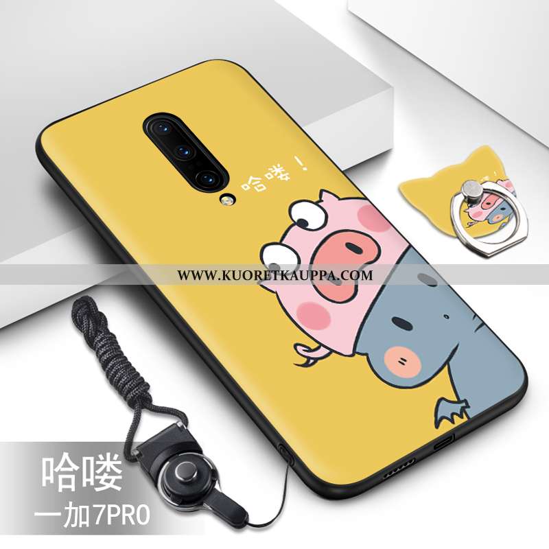 Kuori Oneplus 7 Pro, Kuoret Oneplus 7 Pro, Kotelo Oneplus 7 Pro Silikoni Suojaus Puhelimen Valkoinen