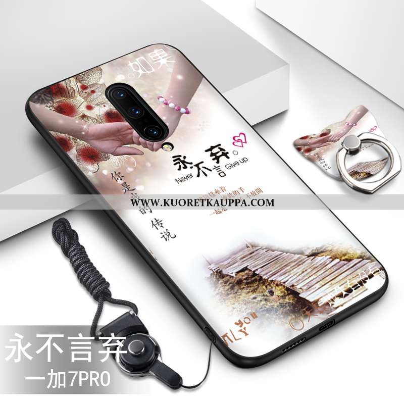 Kuori Oneplus 7 Pro, Kuoret Oneplus 7 Pro, Kotelo Oneplus 7 Pro Silikoni Suojaus Puhelimen Valkoinen